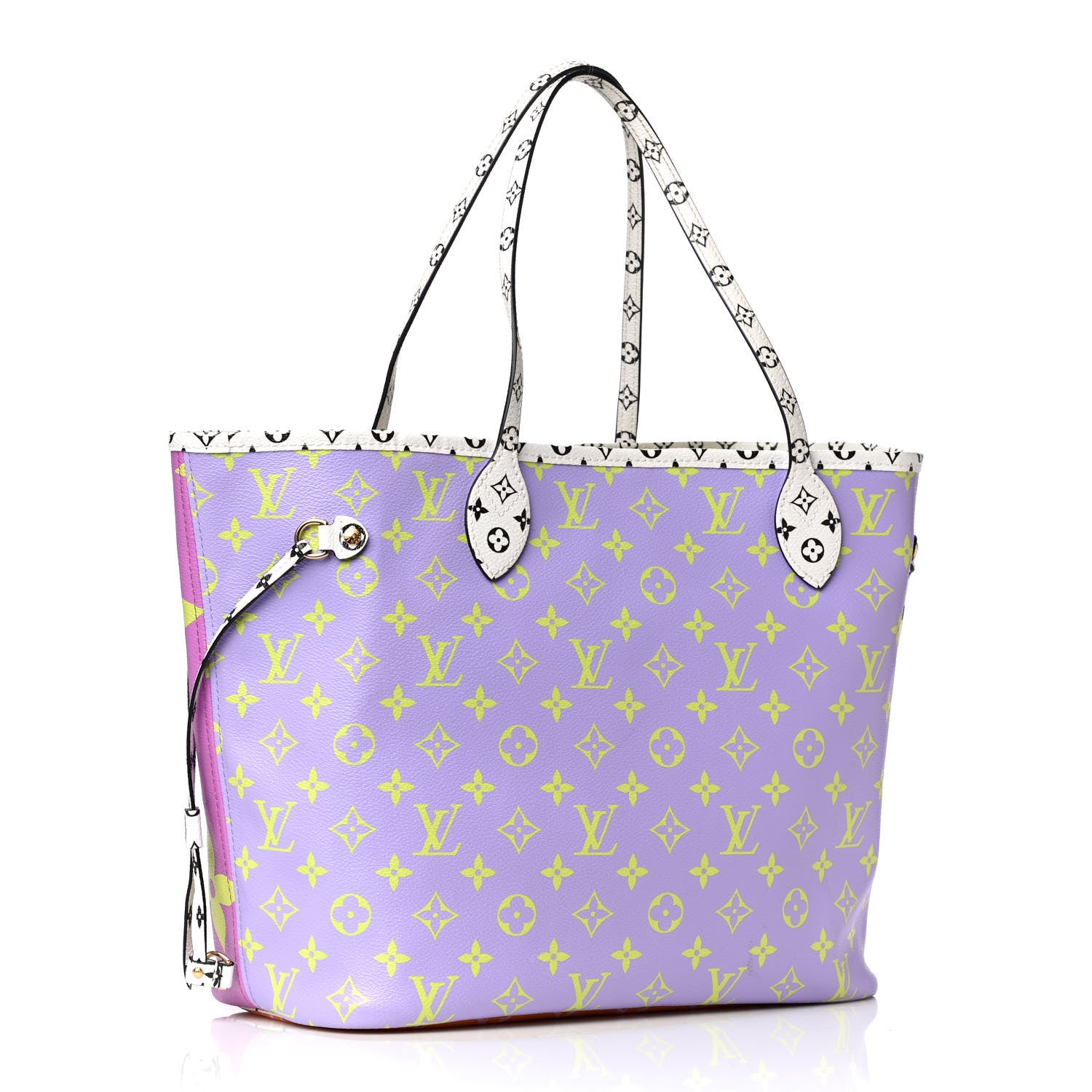 Louis Vuitton Monogram Giant Neverfull MM Pink Lilac 4 of 14