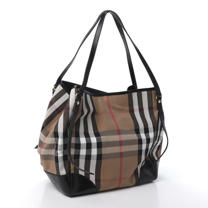 Burberry House Check Medium Canterbury Tote Black 3 of 8
