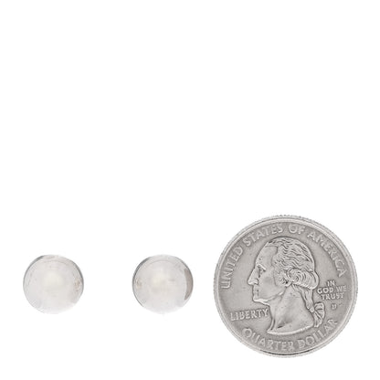 Tiffany Sterling Silver 10mm HardWear Ball Earrings 2 of 5