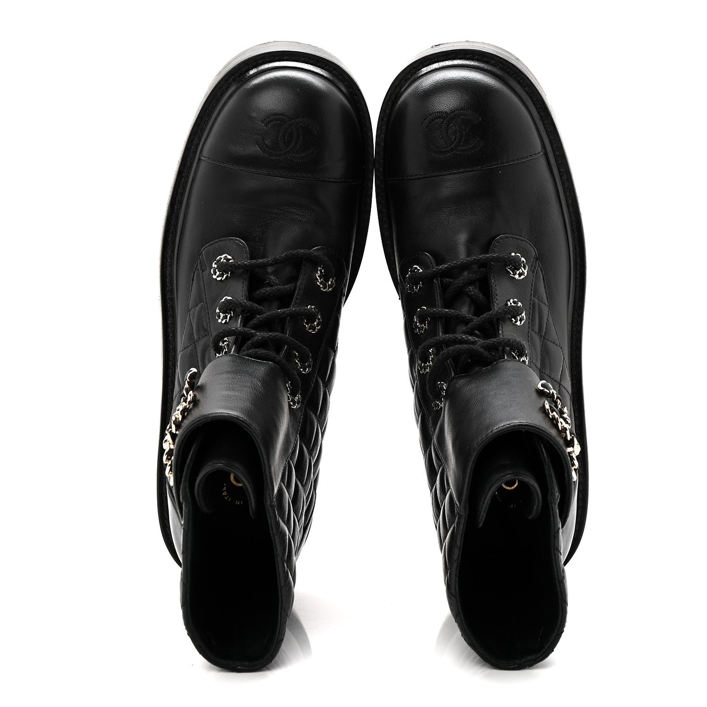 Calfskin Cap Toe CC Riding Boots 39 Black
