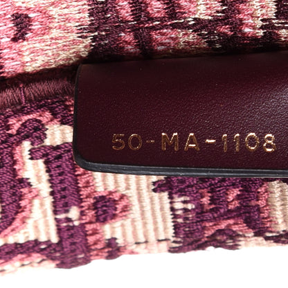 Christian Dior Oblique Large Book Tote Burgundy Multicolor 7 of 12
