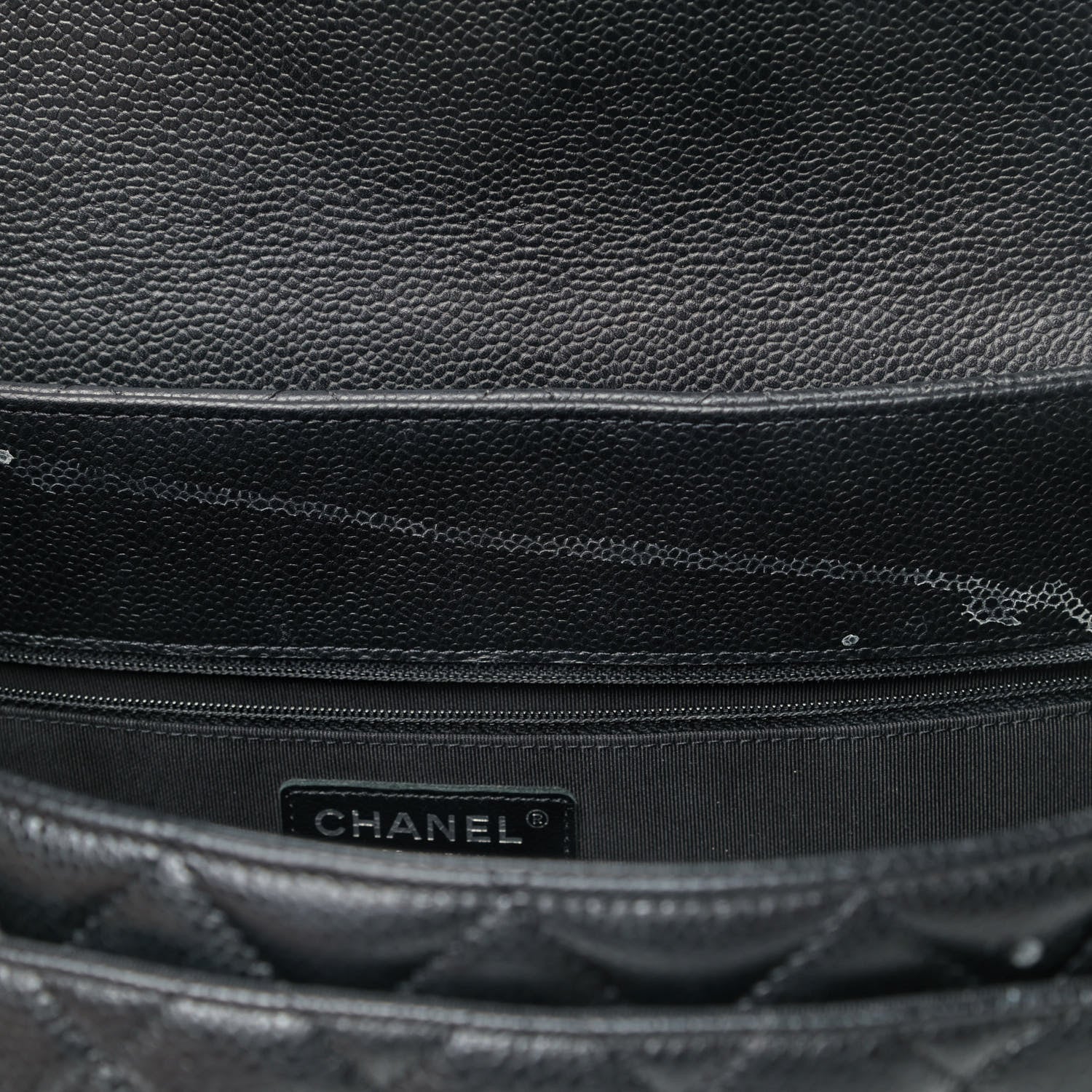 Chanel Caviar Quilted Flap Tote Black 5 of 6