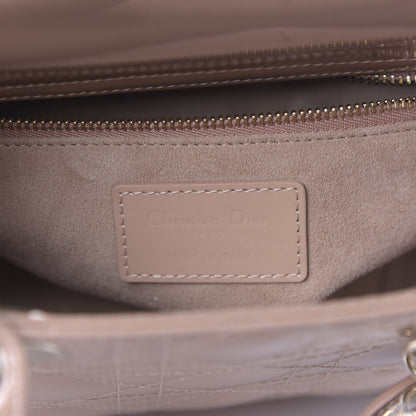 Christian Dior Patent Cannage Small Lady Dior Beige 6 of 10
