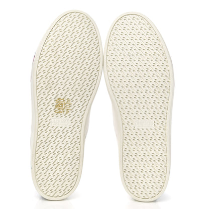Hermes Calfskin Fantaisie Botanique Womens Quicker Sneakers 37 Multicolor White 5 of 10