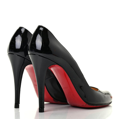Christian Louboutin Patent Simple 100 Pumps 37 Black 4 of 9