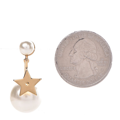 Christian Dior Pearl My ABCDior Tribales Etoile Earring Gold 2 of 4