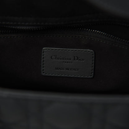 Christian Dior Ultra Matte Calfskin Cannage Medium Lady Dior Black 6 of 10