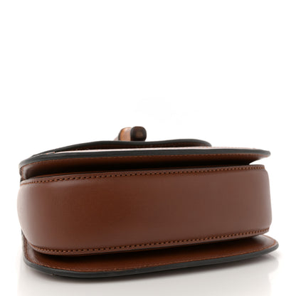 Gucci New Canvas Charisma Calfskin Crystal GG Monogram Small Bamboo 1947 Top Handle Bag Camel Ebony 4 of 10