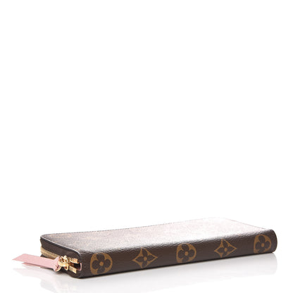 Louis Vuitton Monogram Clemence Wallet Rose Ballerine 4 of 8