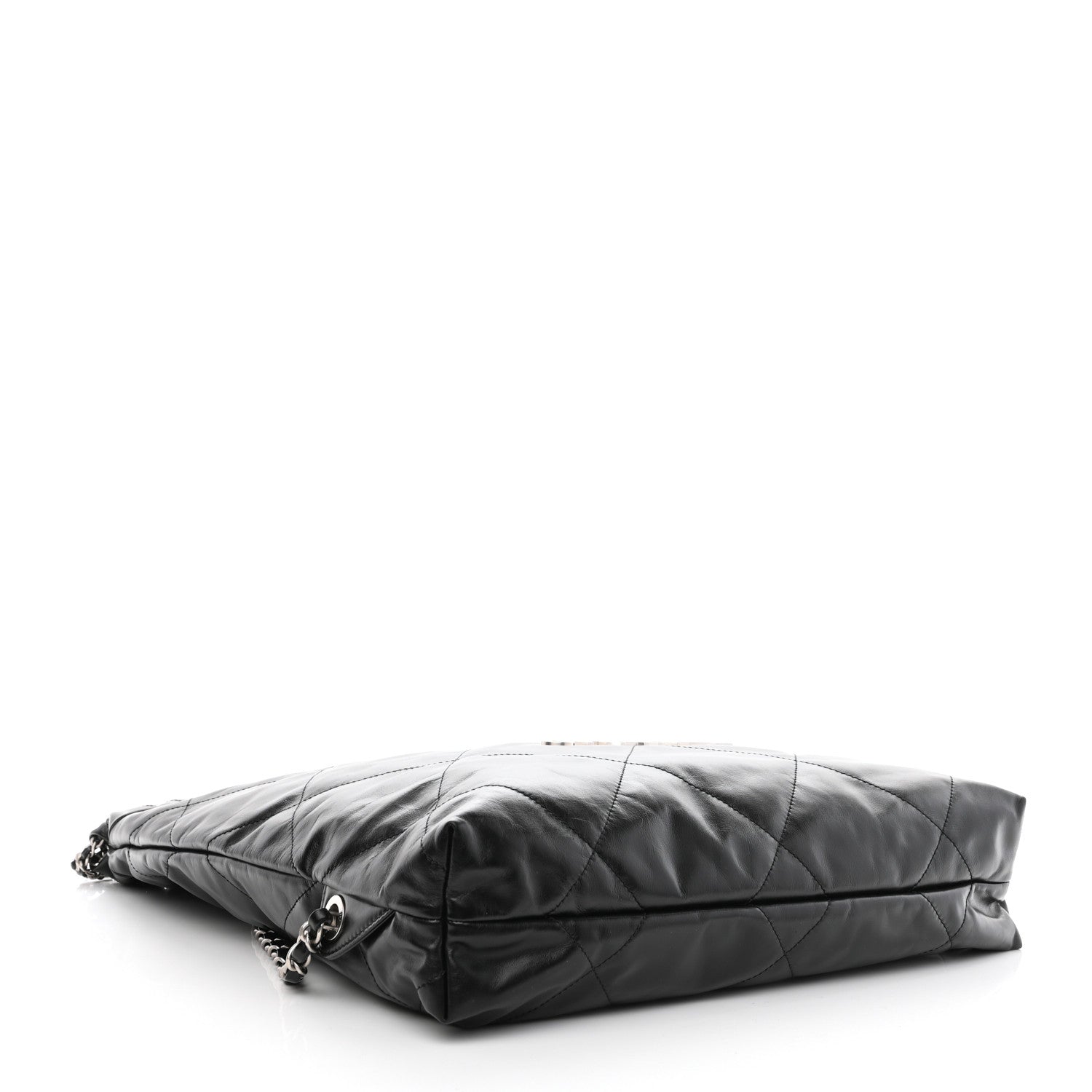Chanel Shiny Calfskin Quilted Chanel 22 Backpack Black 4 of 10