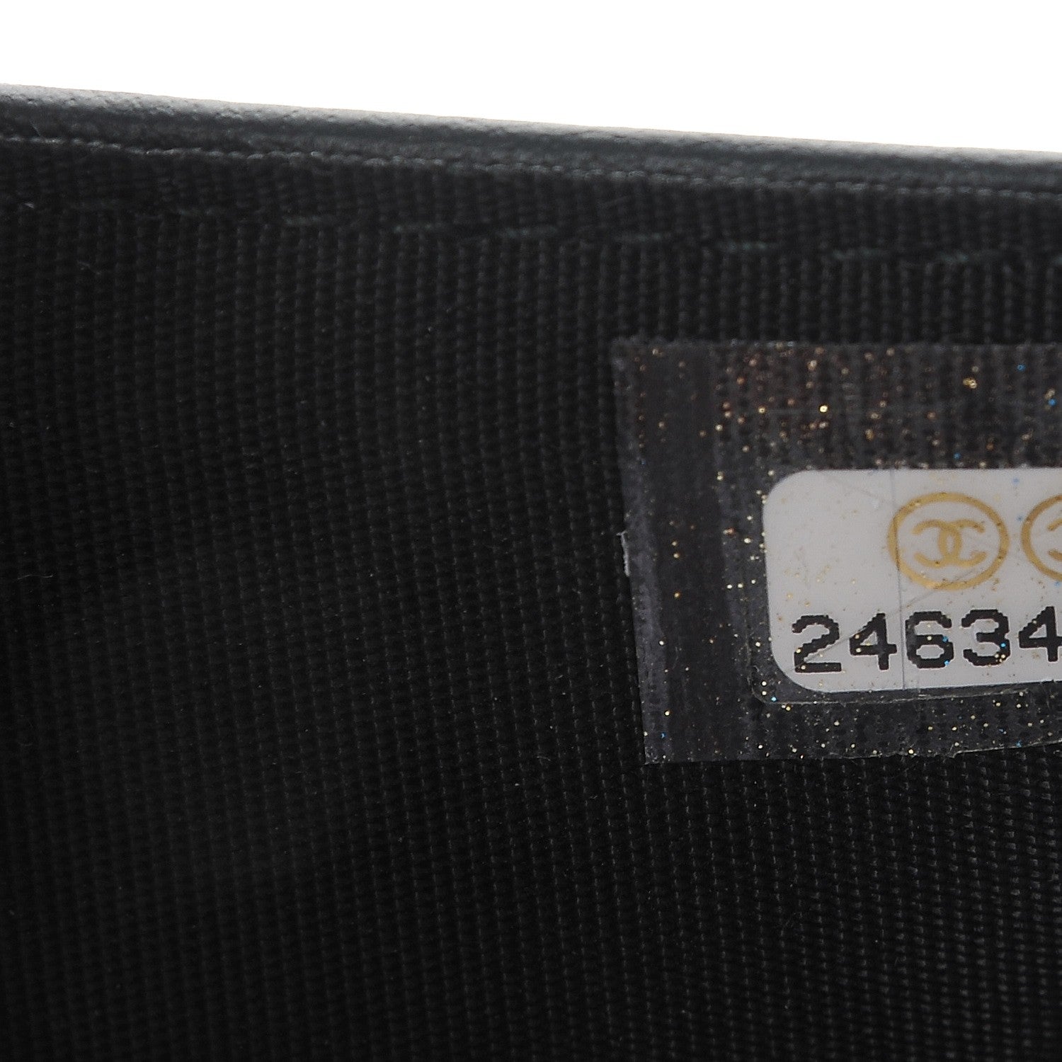 Chanel Caviar Quilted Small Golden Class Flap Wallet Black 10 of 10