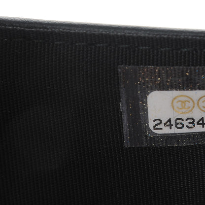 Chanel Caviar Quilted Small Golden Class Flap Wallet Black 10 of 10