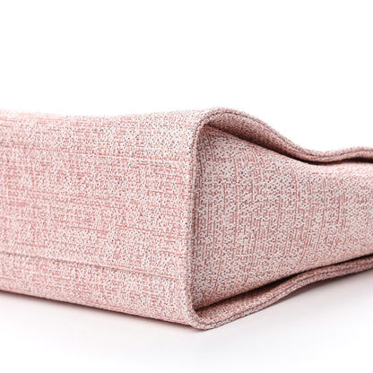 Chanel Lurex Boucle Small Deauville Tote Pink 7 of 11