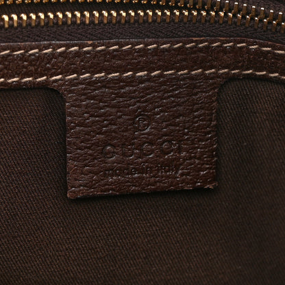 Gucci Monogram Small Charmy Tote Dark Brown 6 of 10