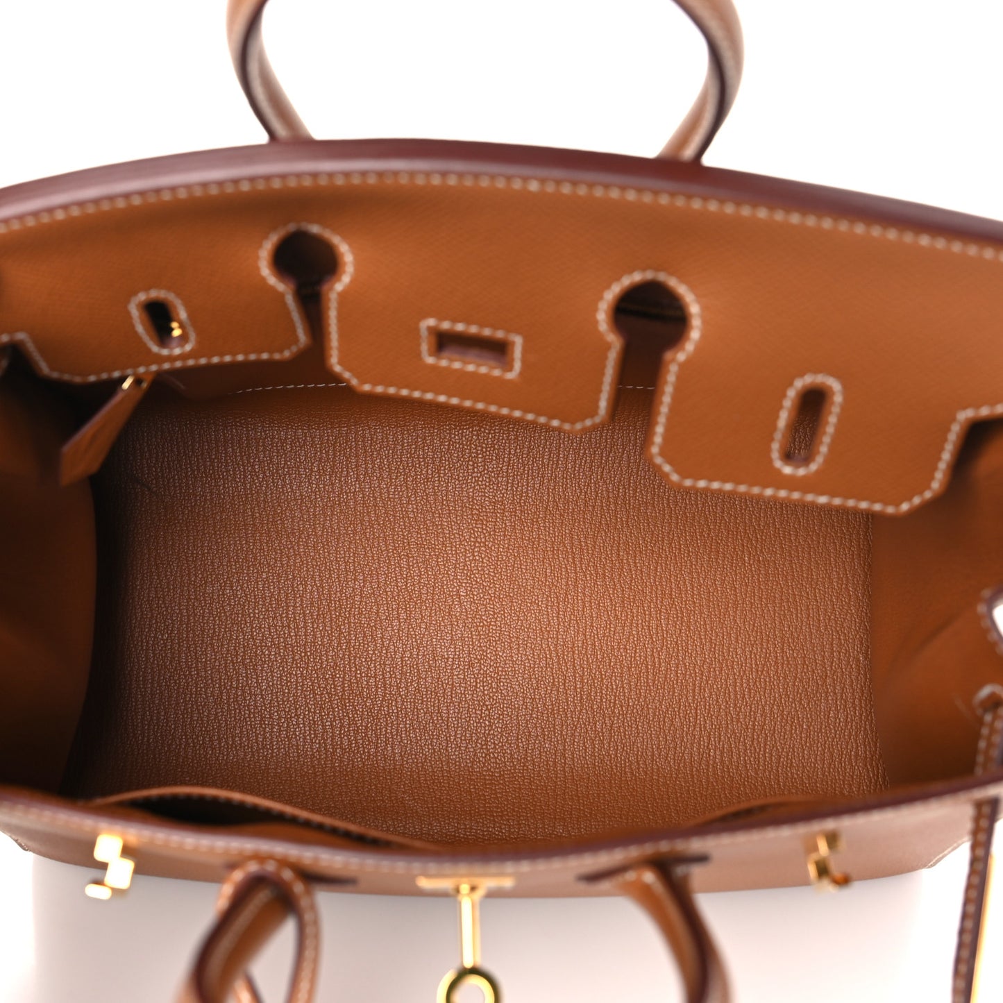 Epsom Birkin Sellier 25 Gold