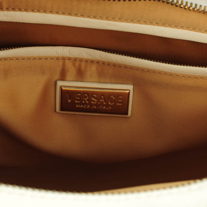 Versace Nappa Ricamata Shoulder Bag Bianco 6 of 6