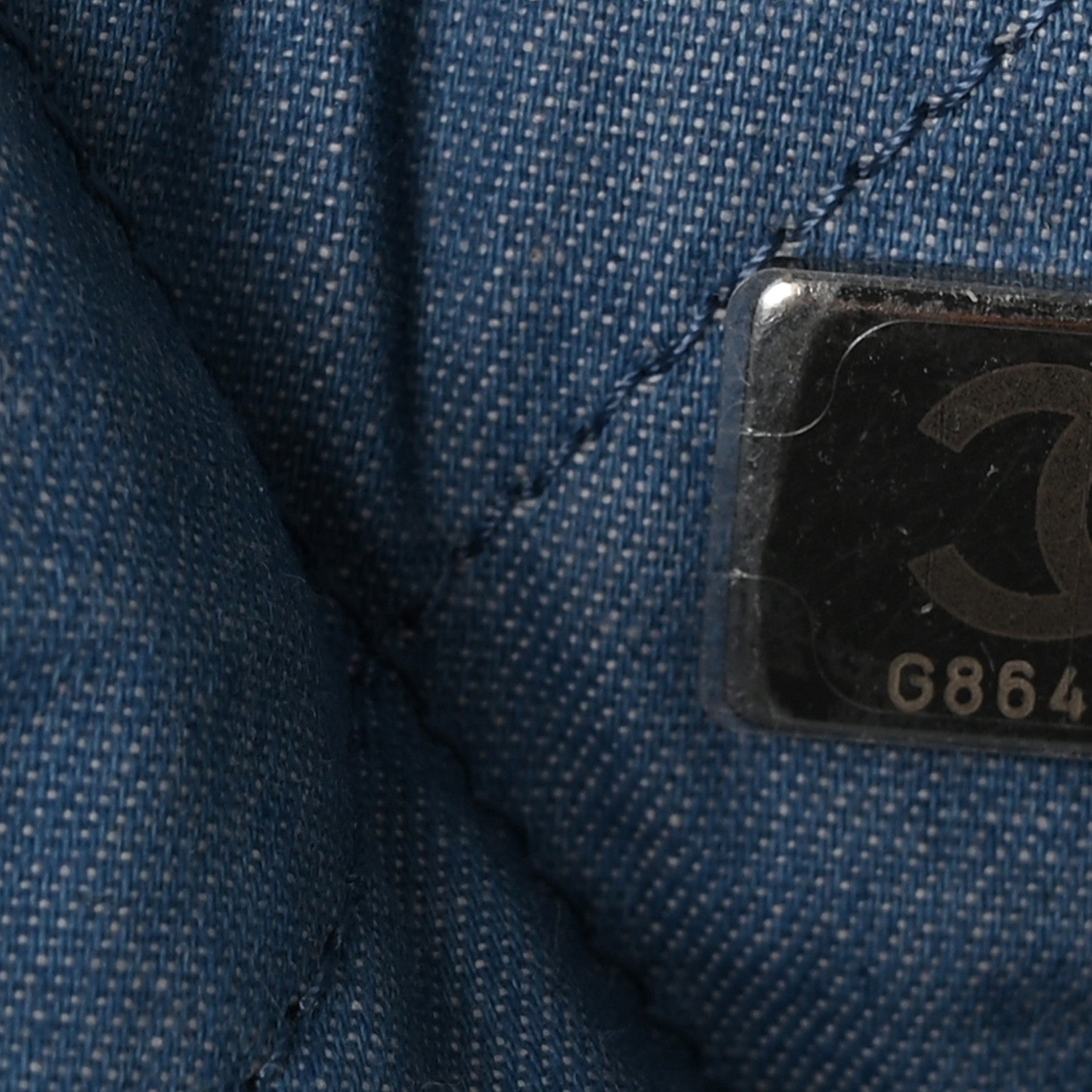 Chanel Denim Quilted Small Chanel 22 Blue 8 of 12