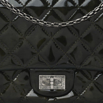 Chanel Patent Quilted 2.55 Reissue 226 Flap Green 8 of 10