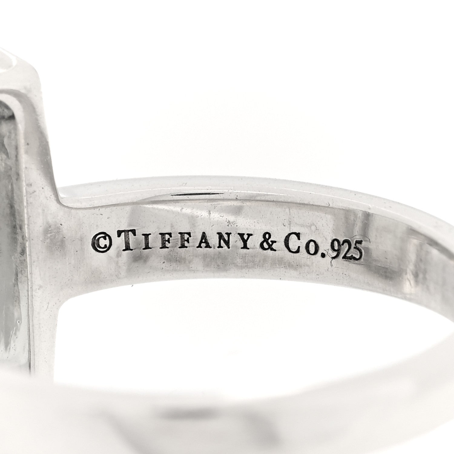 Tiffany Sterling Silver Prasiolite Sparklers Cocktail Ring 52 6 4 of 4