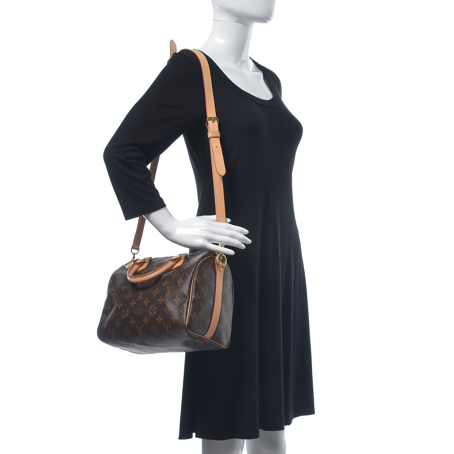 Louis Vuitton Monogram Speedy Bandouliere 25 2 of 12