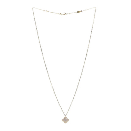 Van Cleef & Arpels 18K Yellow Gold Mother of Pearl Sweet Alhambra Pendant Necklace 2 of 5