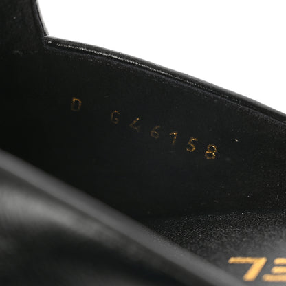 Chanel Shiny Calfskin Crystal CC Mules 39.5 Black 8 of 10