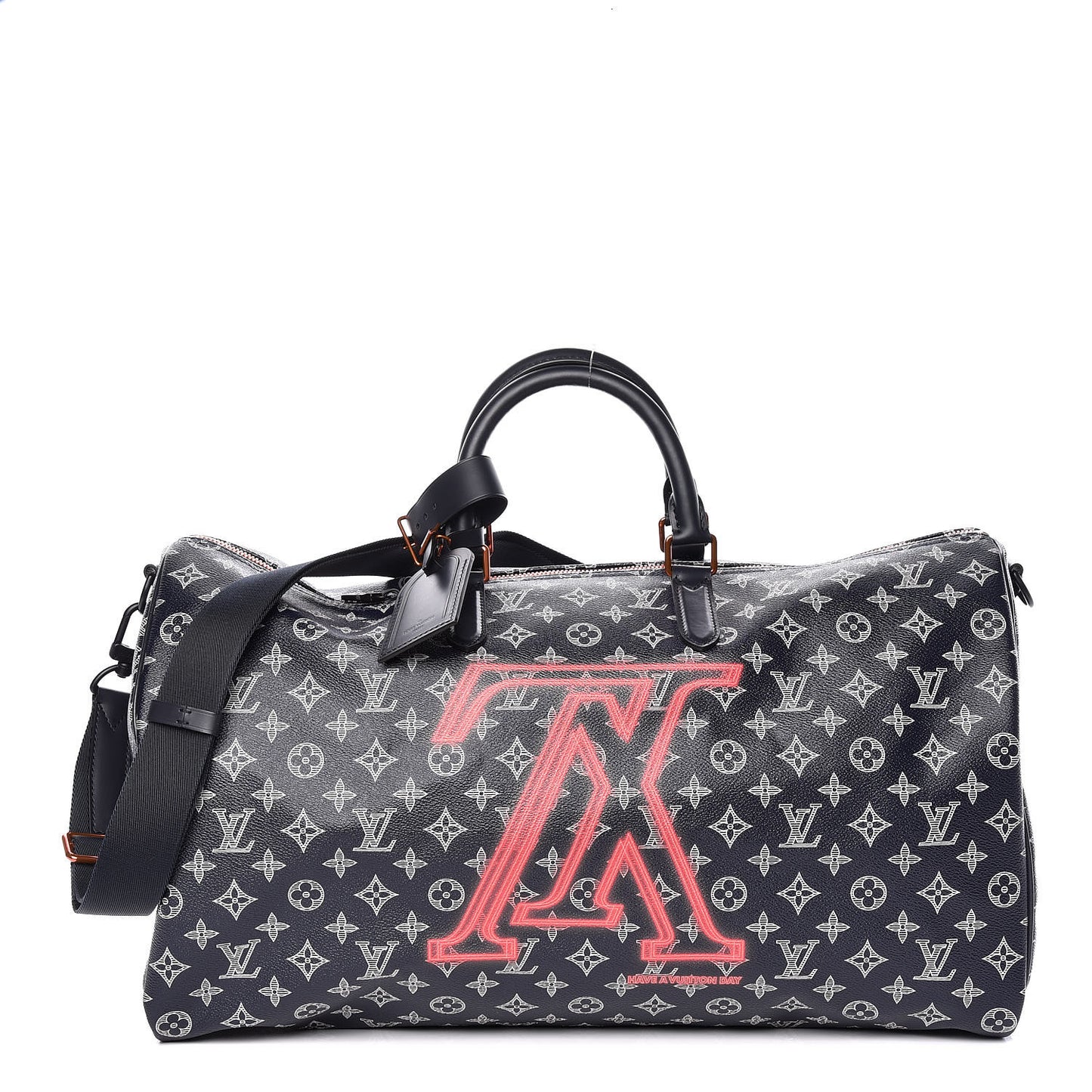 Monogram Upside Down Keepall Bandouliere 50 Ink