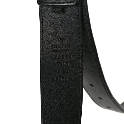 Gucci Calfskin Matelasse GG Marmont Belt Bag 95 38 Black 8 of 11
