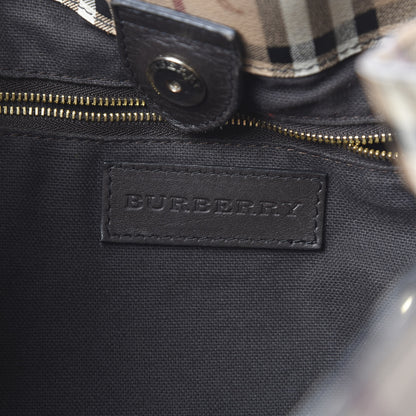 Burberry Haymarket Check Small Canterbury Tote Chocolate 5 of 19