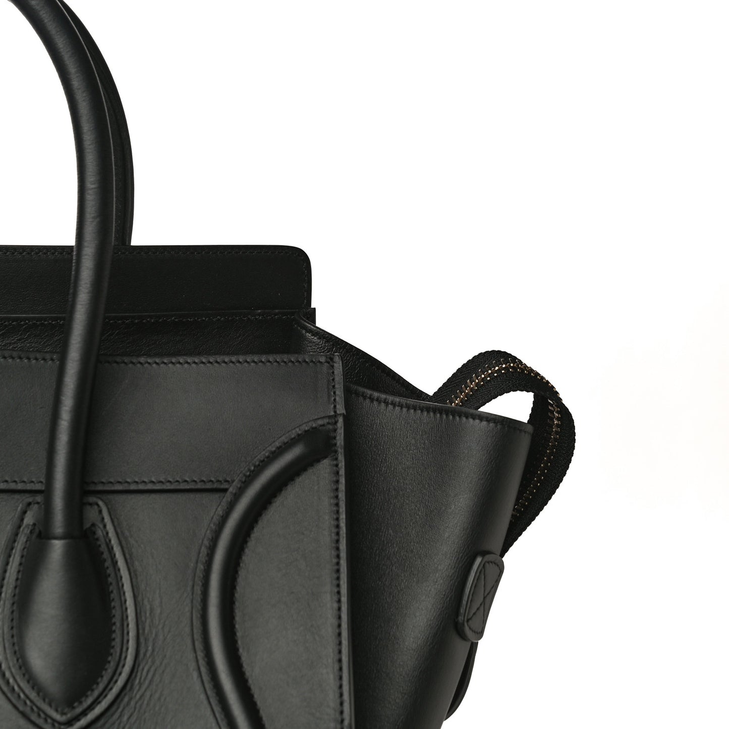 Smooth Calfskin Mini Luggage Black