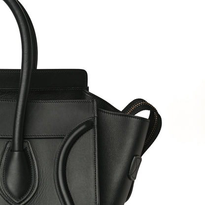 Celine Smooth Calfskin Mini Luggage Black 14 of 17