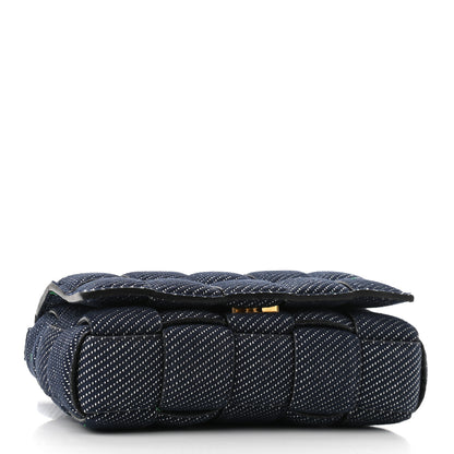 Bottega Veneta Denim Maxi Intrecciato Padded Cassette High Frequency Crossbody Bag Indigo 4 of 9