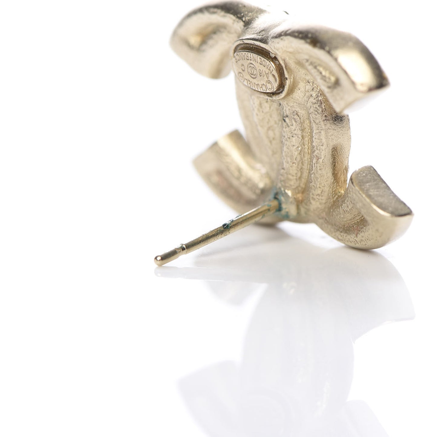 Crystal CC Earrings Gold