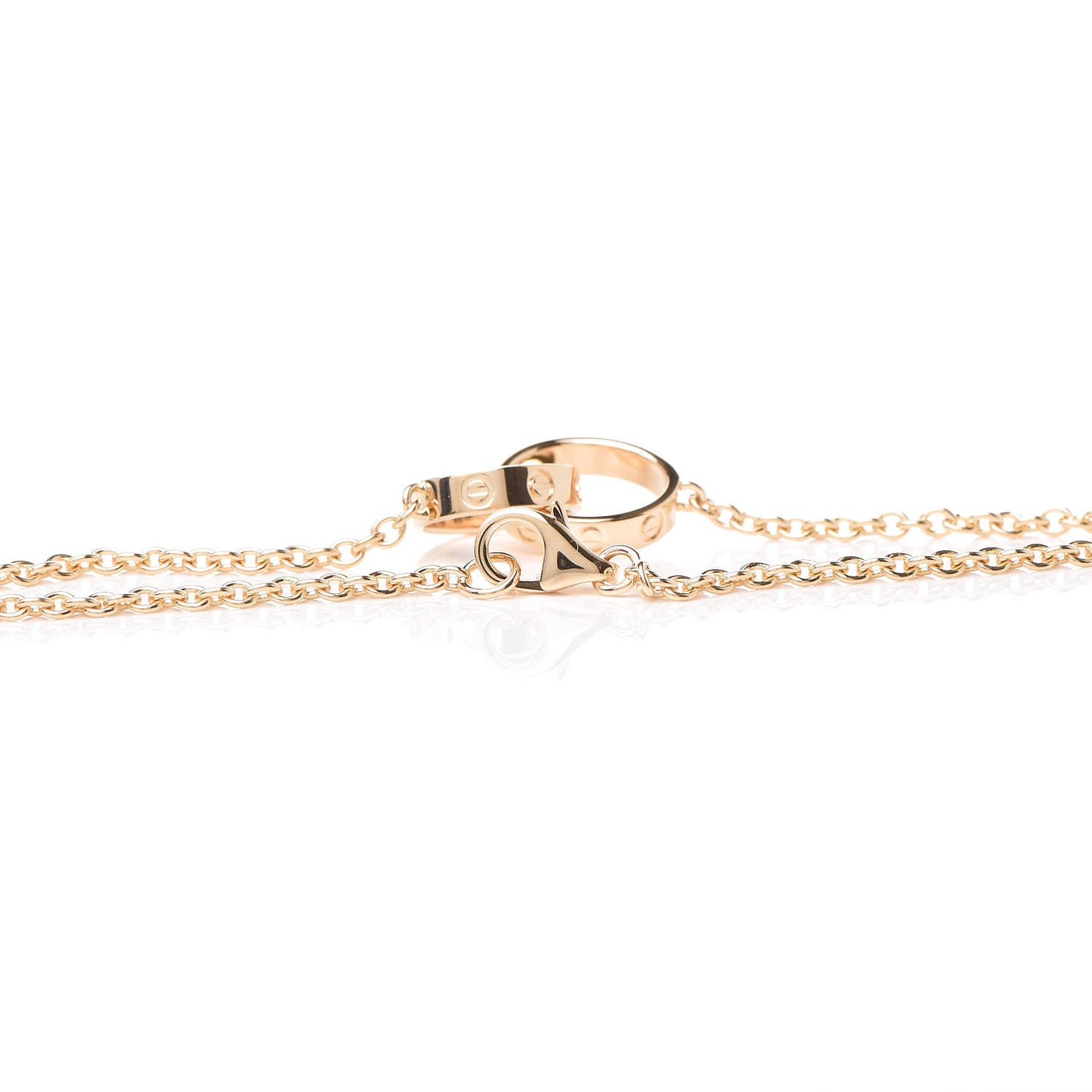 18K Yellow Gold Interlocking LOVE Bracelet