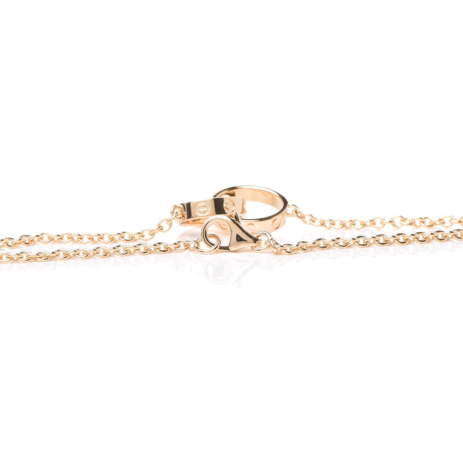Cartier 18K Yellow Gold Interlocking LOVE Bracelet 3 of 3