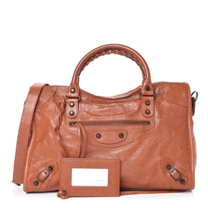 Balenciaga Agneau Classic Hardware City Orange Brulee 1 of 13
