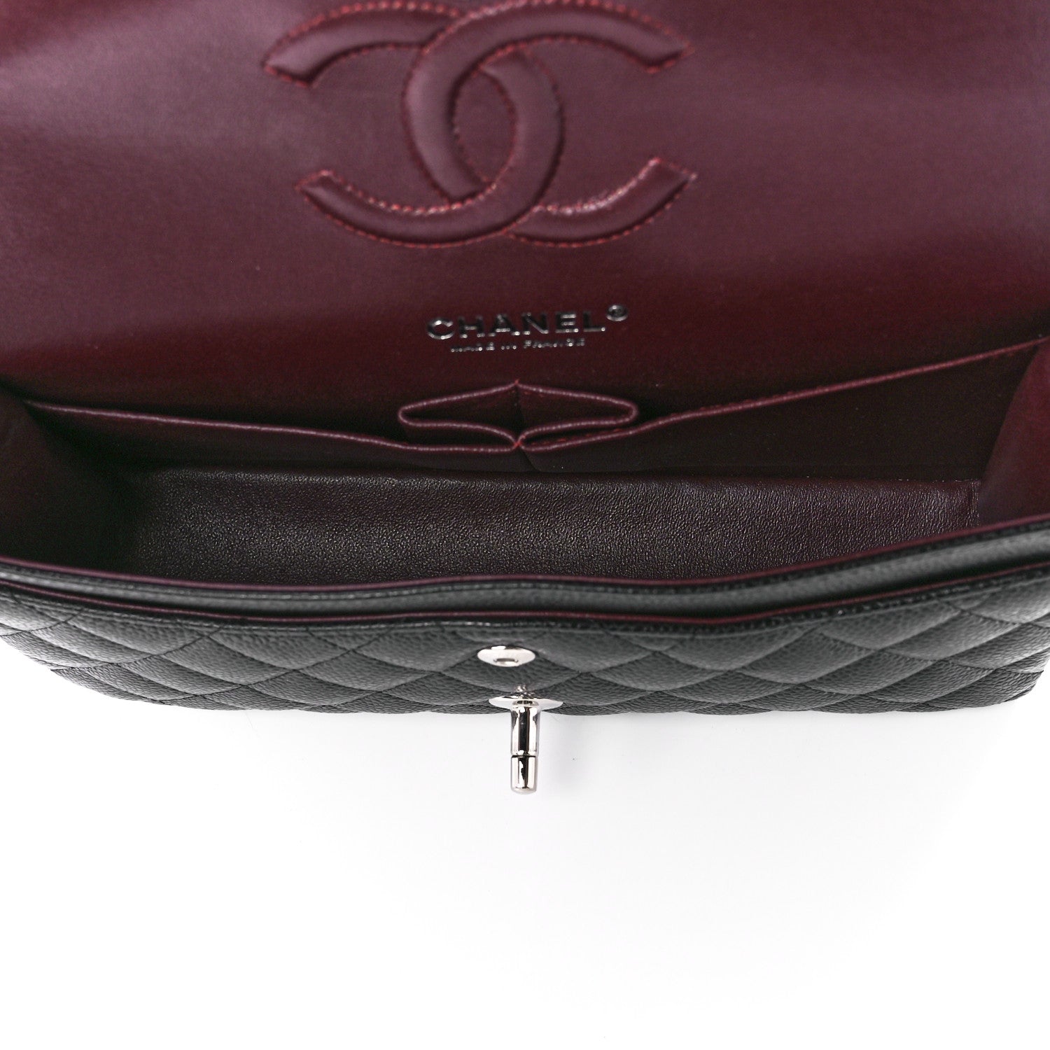 Chanel Caviar Quilted Medium Double Flap Black 5 of 13