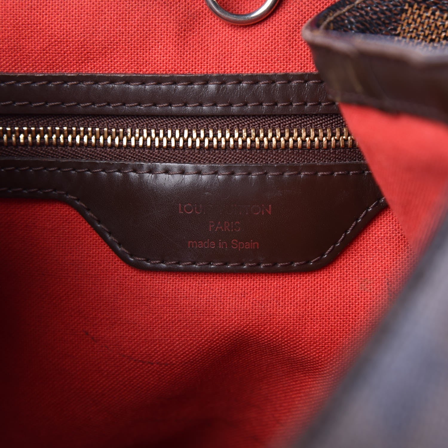 Louis Vuitton Damier Ebene Cabas Rivington 6 of 10