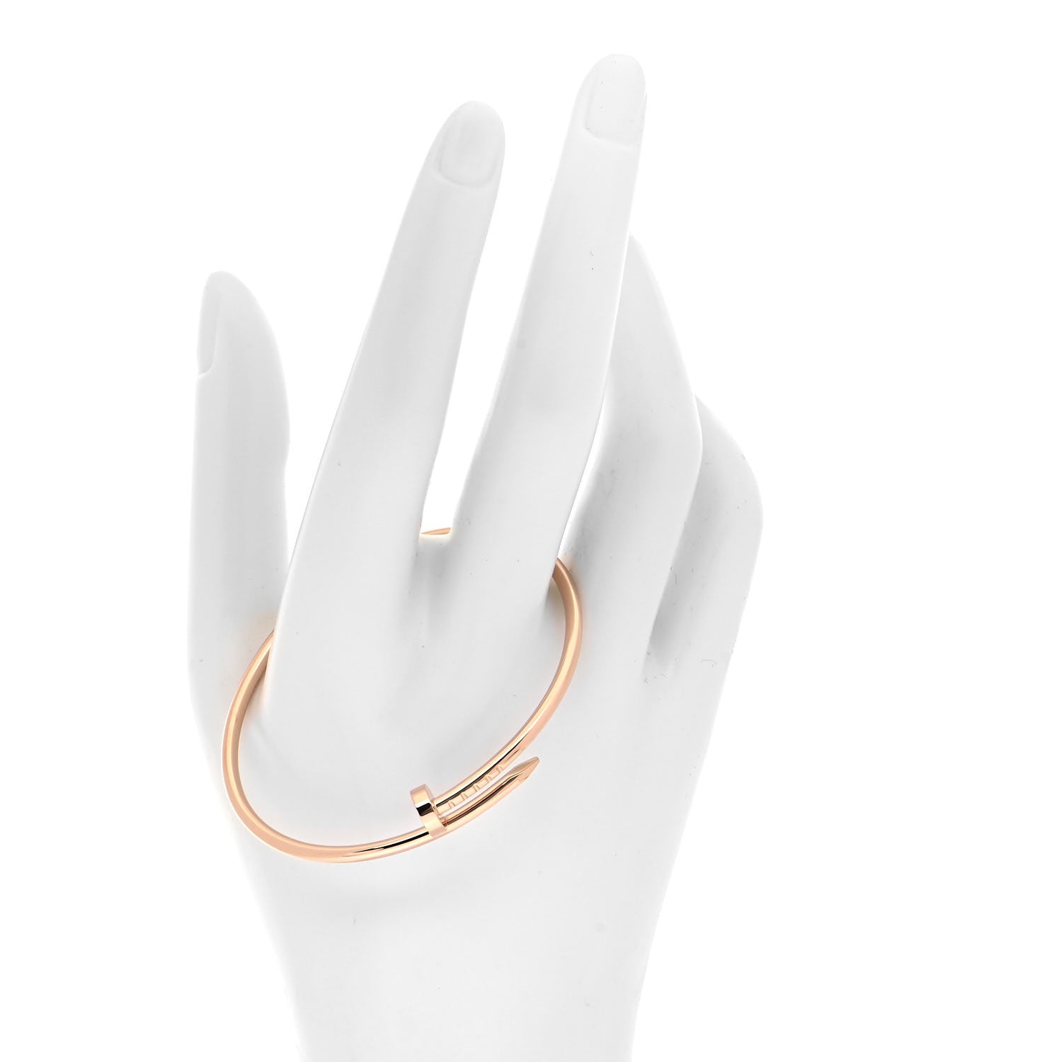 Cartier 18K Pink Gold Small Juste Un Clou Bracelet 16 2 of 5