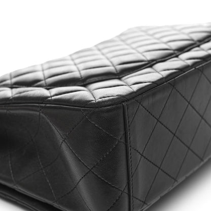 Chanel Lambskin Quilted Maxi Double Flap Black 19 of 20