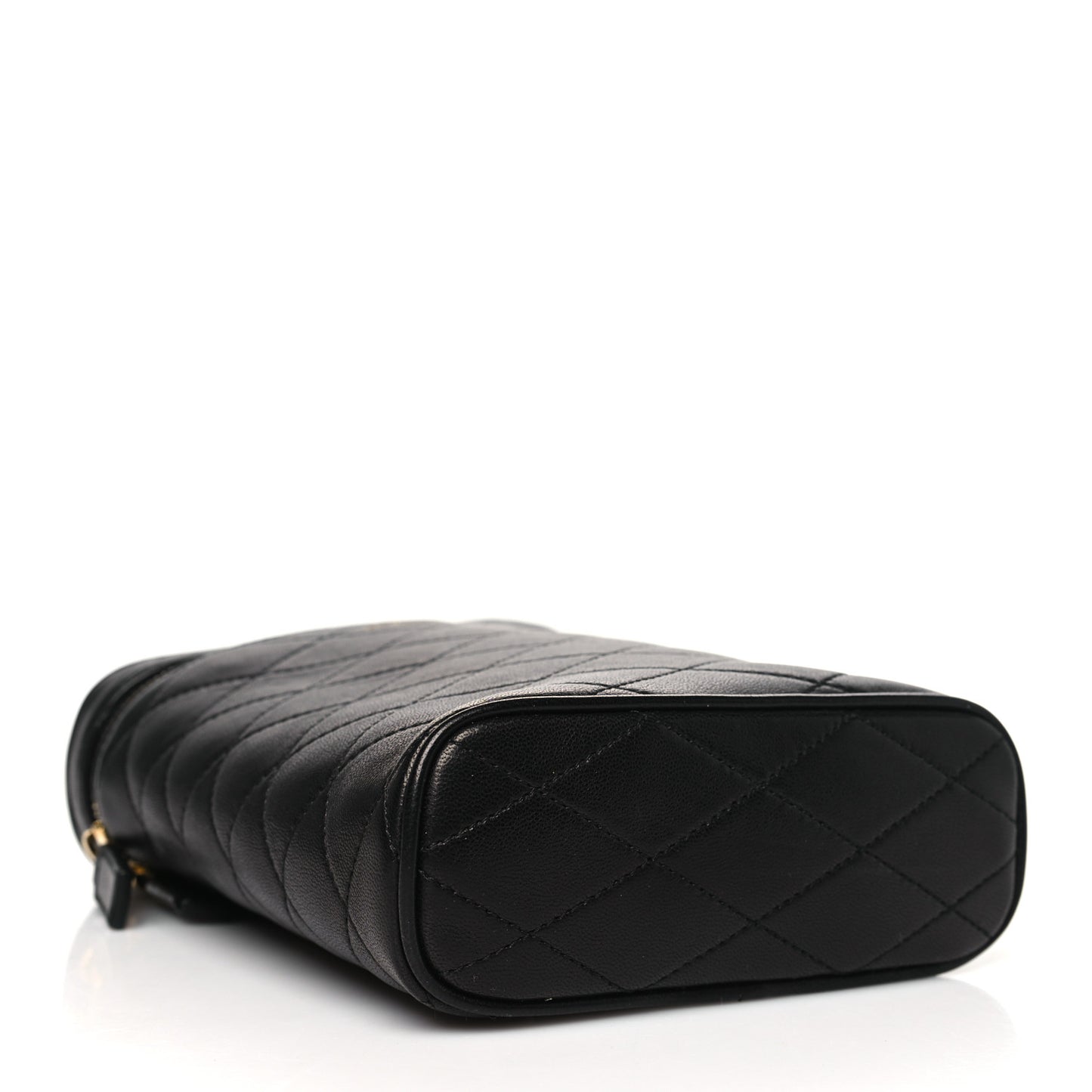 Lambskin Quilted Binocular Case Black