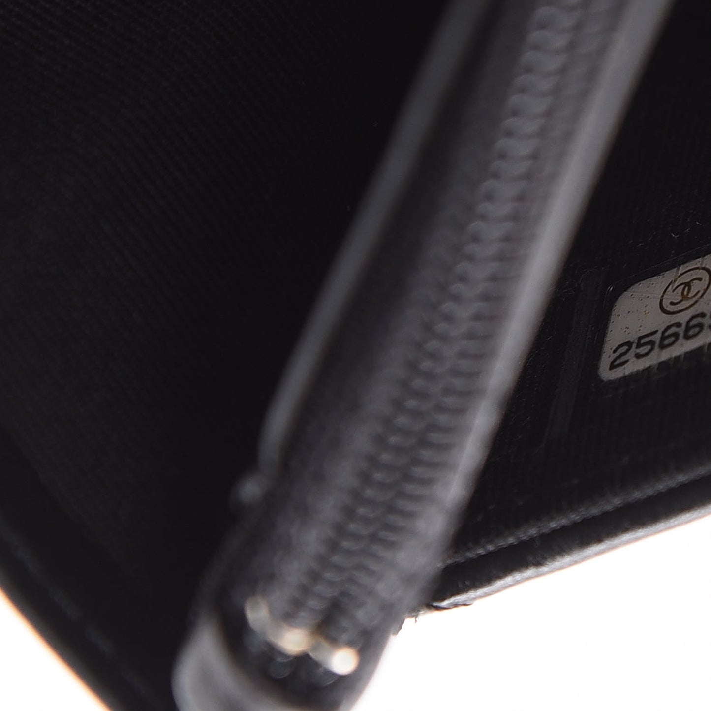 Aged Calfskin Chevron Quilted Reissue Wallet On Chain WOC So Black