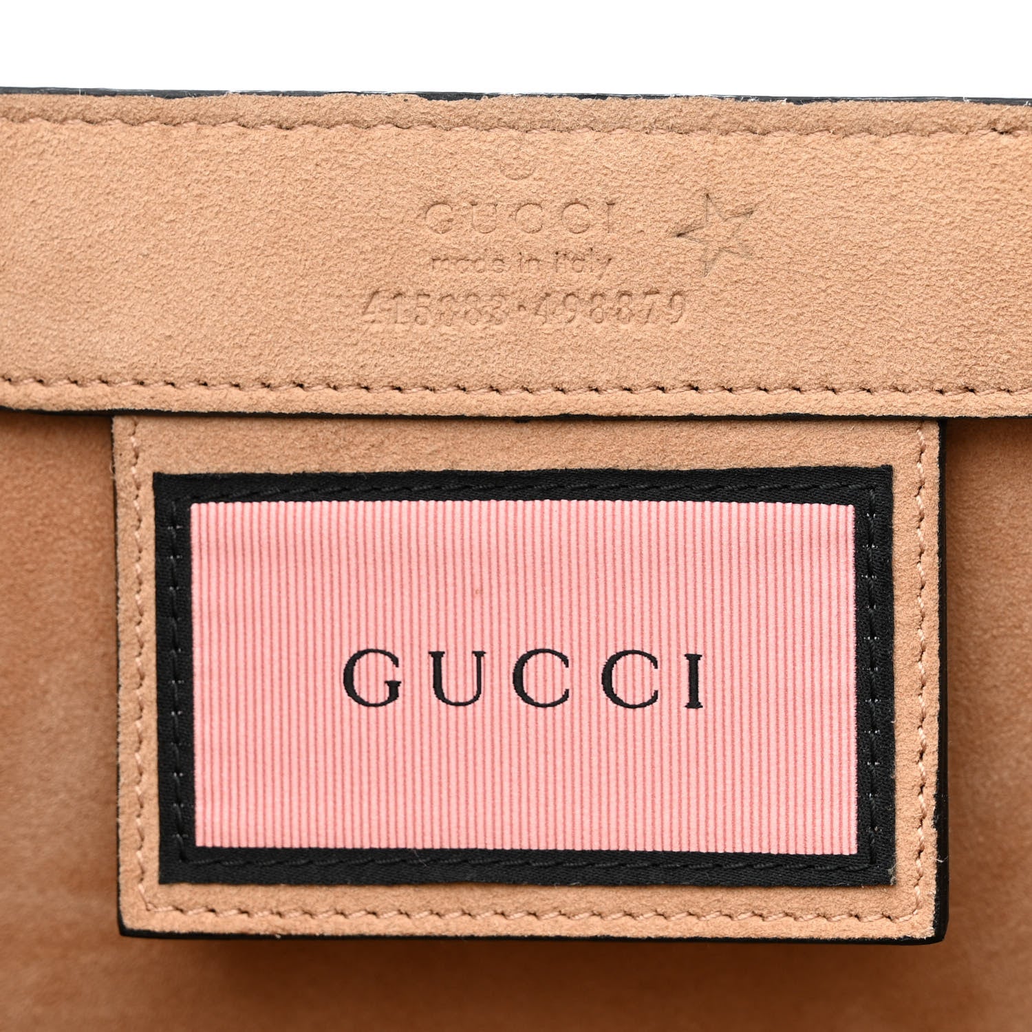 Gucci Calfskin GucciGhost Real Large XL Tote Black Yellow 6 of 9