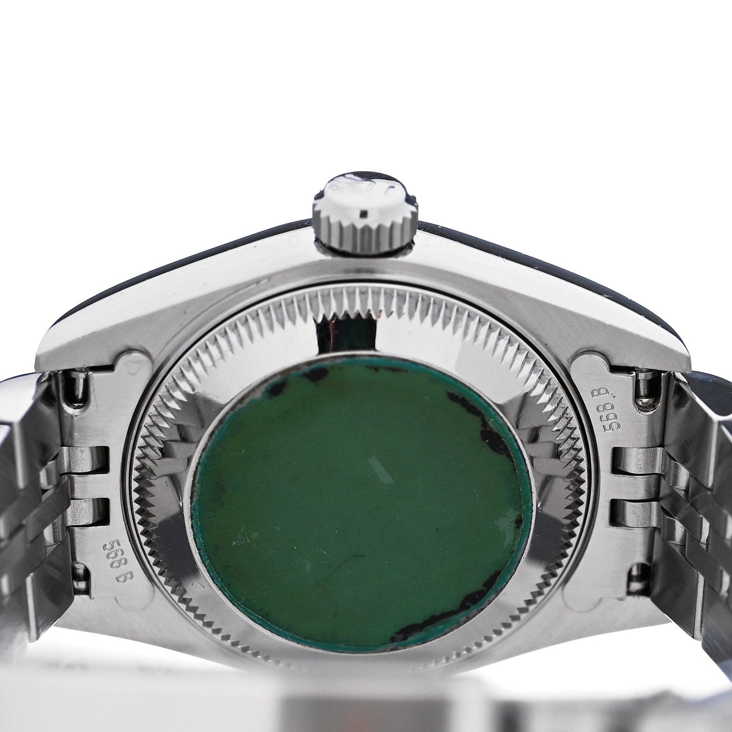 Stainless Steel 18K White Gold Diamond 26mm Oyster Perpetual Datejust Watch Silver Jubilee 69174
