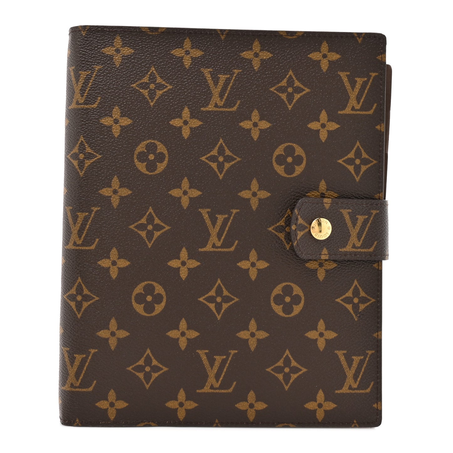 Monogram Large Ring Agenda Cover