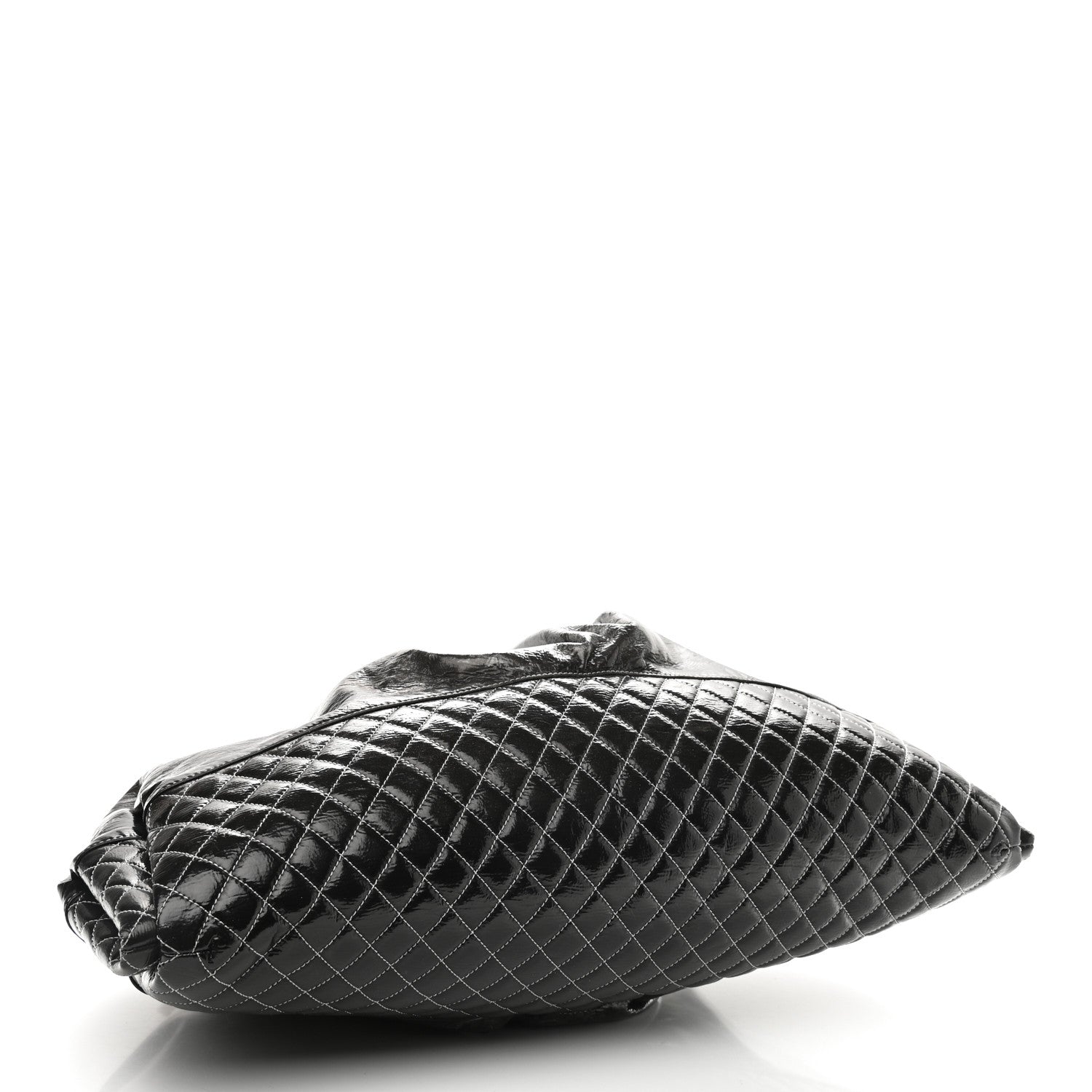 Chanel Vinyl Quilted Melrose Degrade Tote Black 4 of 9