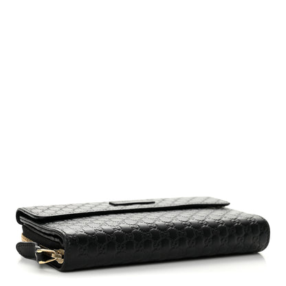 Gucci Soft Microguccissima Continental Zip Wallet Black 4 of 10