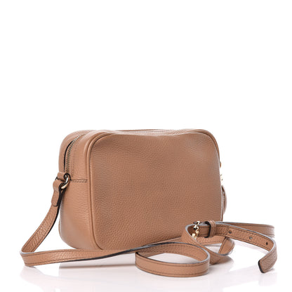 Gucci Pebbled Calfskin Small Soho Disco Bag Rose Beige 3 of 13