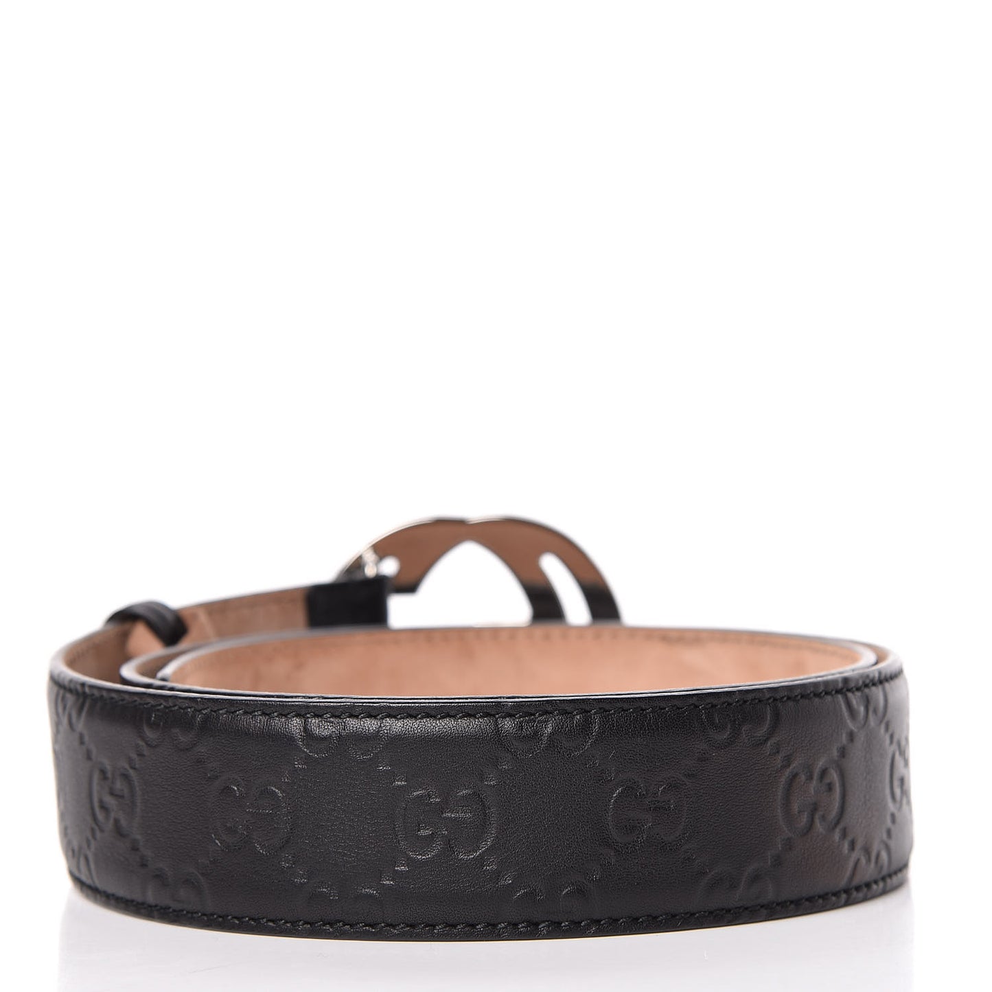 Guccissima Interlocking G Belt 90 36 Black