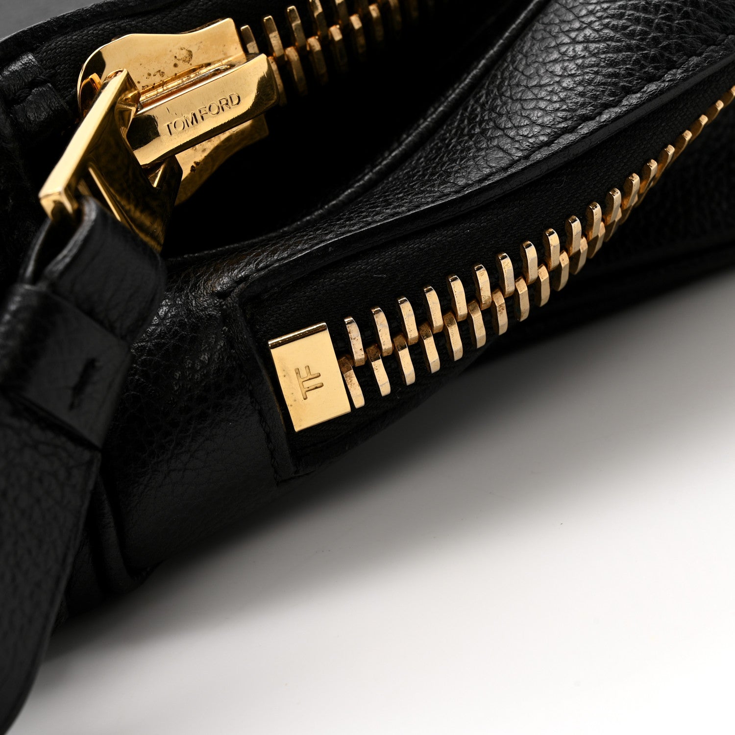 Tom Ford Grained Calfskin Medium Jennifer Crossbody Bag Black 11 of 13
